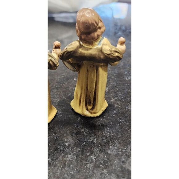 Set of 2 Vintage Drummer Angel Figurines - Picture 2 of 9